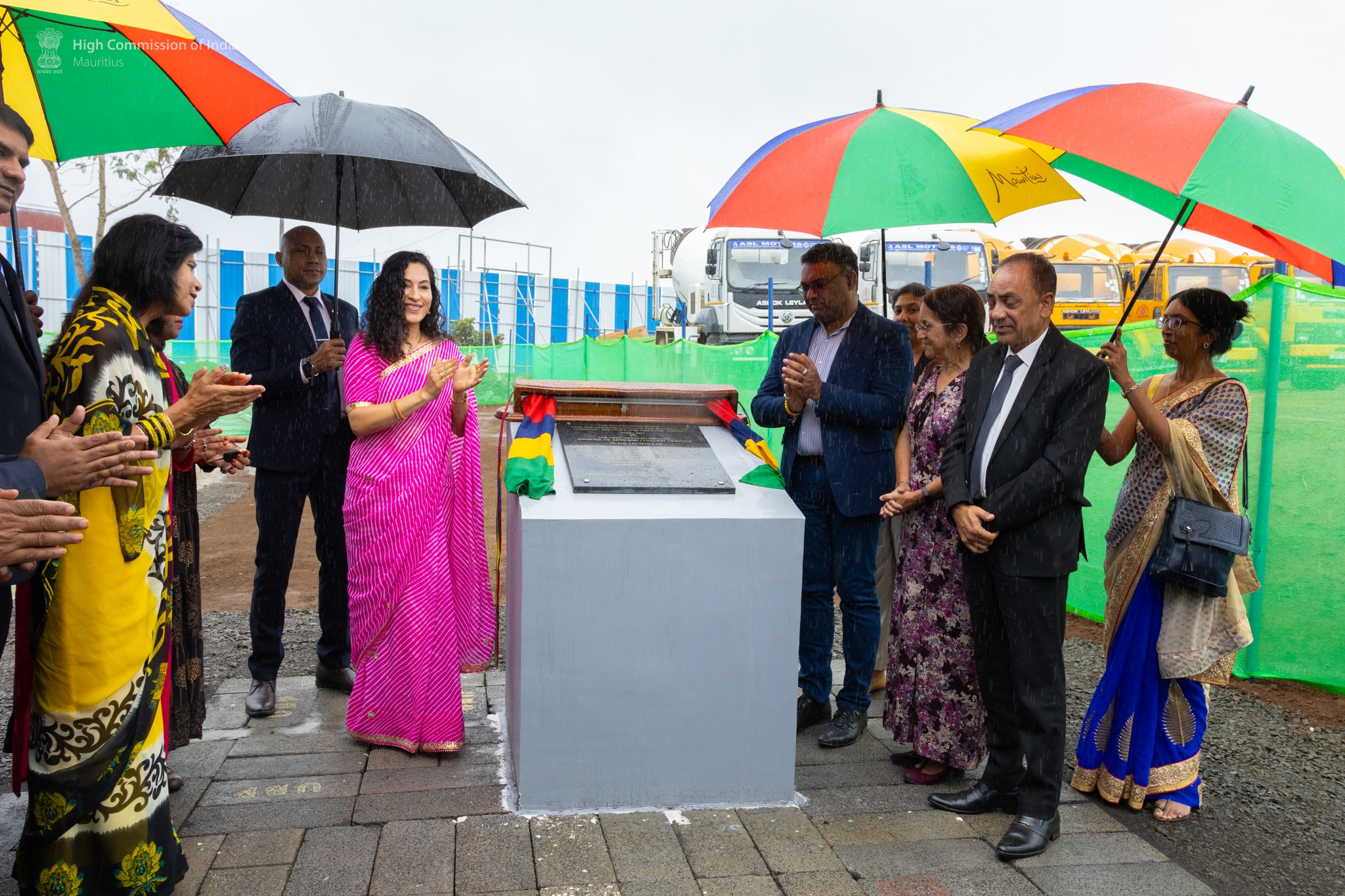 A Foundation Stone Ceremony for the construction of the National ...