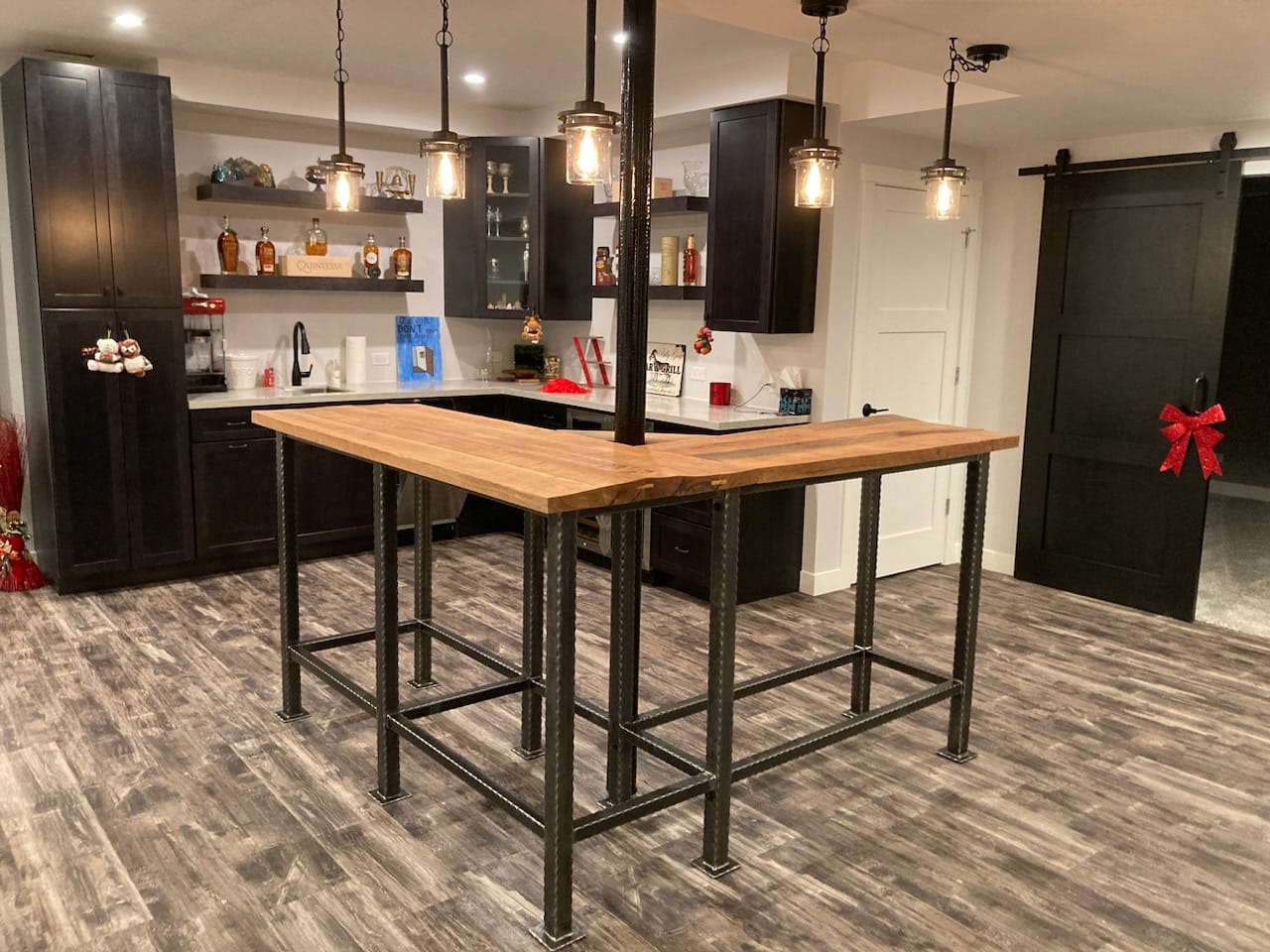 Custom Bar Tables with foot rails... - Iron Oddities Studio | Facebook