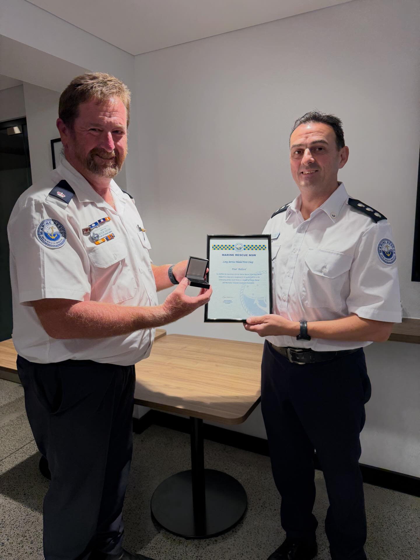 Marine - Celebrating 20 Years of Service – Unit Commander Paul Ballard ...