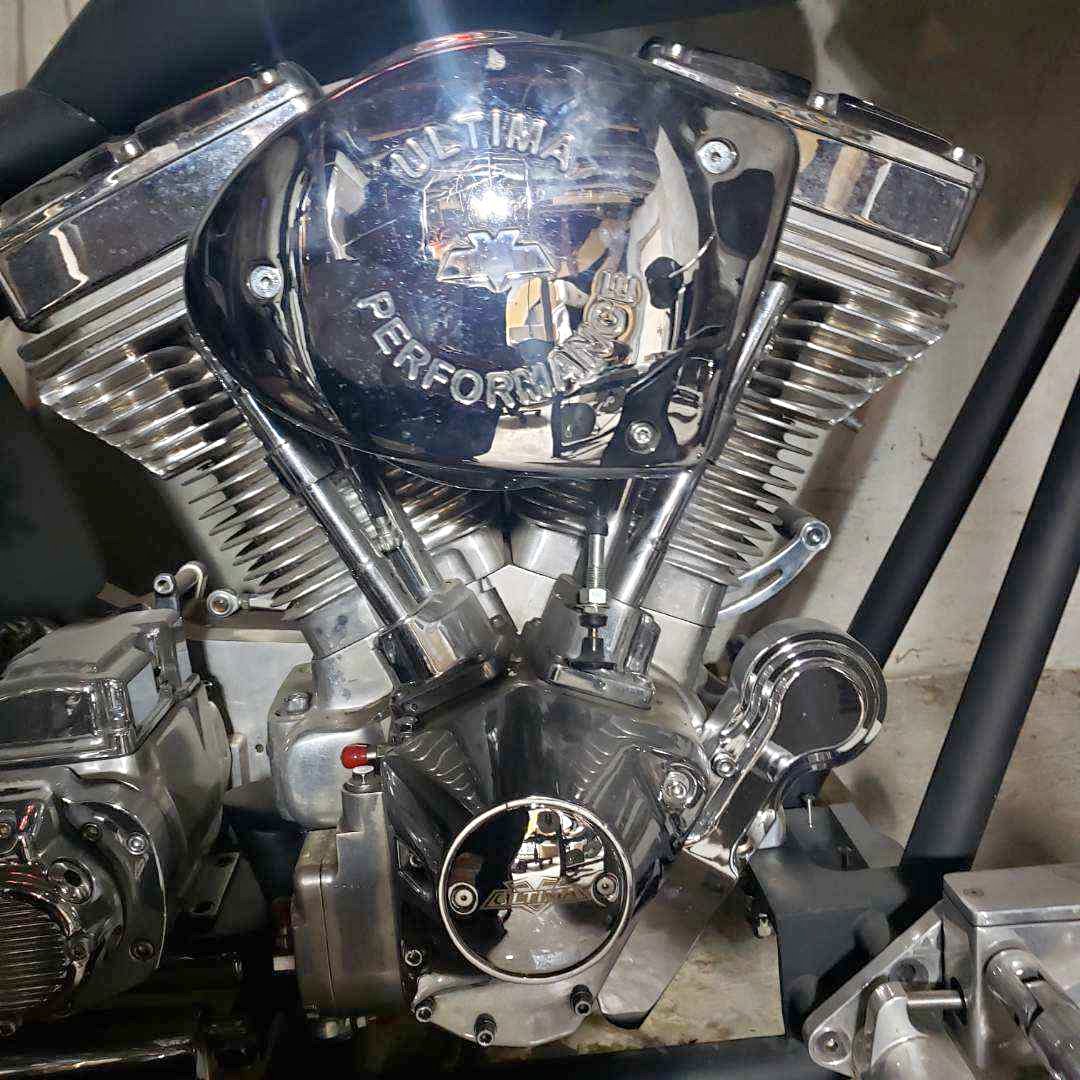 BRAND NEW NEVER STARTED Fully polished Ultima 120 evo motor & left side ...