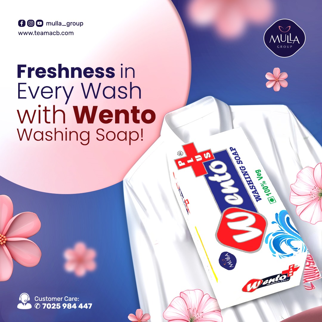 Mulla_group - Freshness in Every Wash with Wento Washing... | Facebook