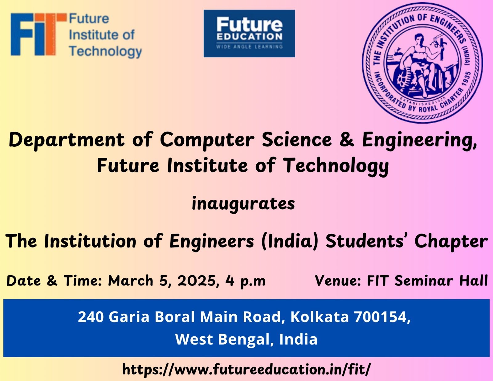 Computer Science & Engineering FIT | Kolkata