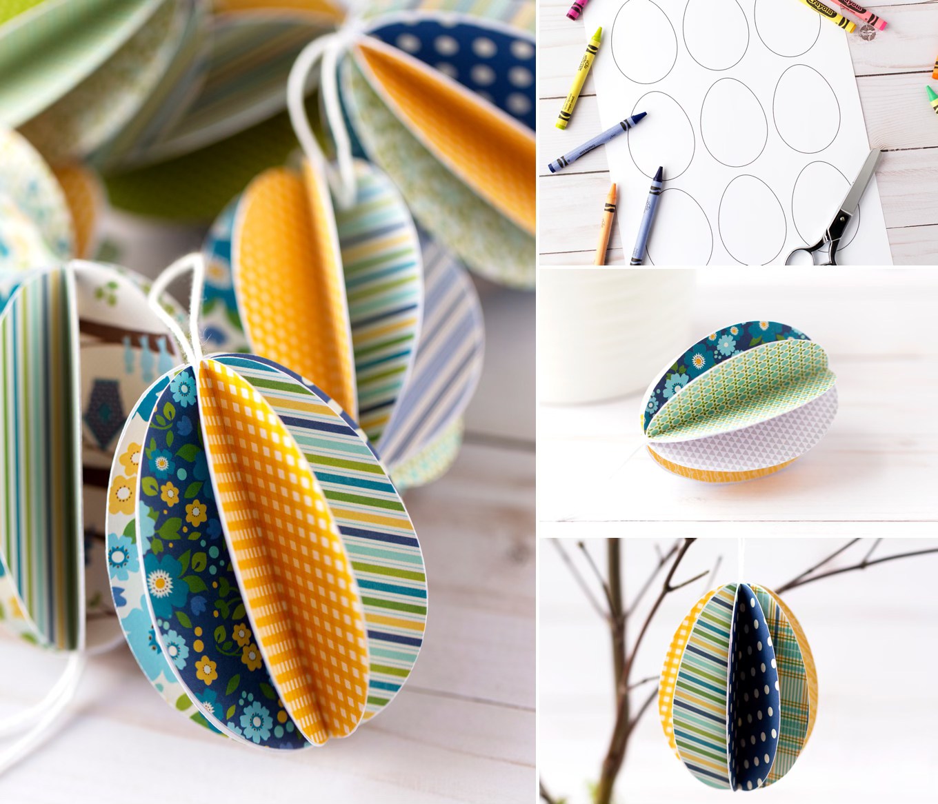 Fireflies - Paper Egg Ornaments - Perfect for an Easter Tree! 🐣 https ...