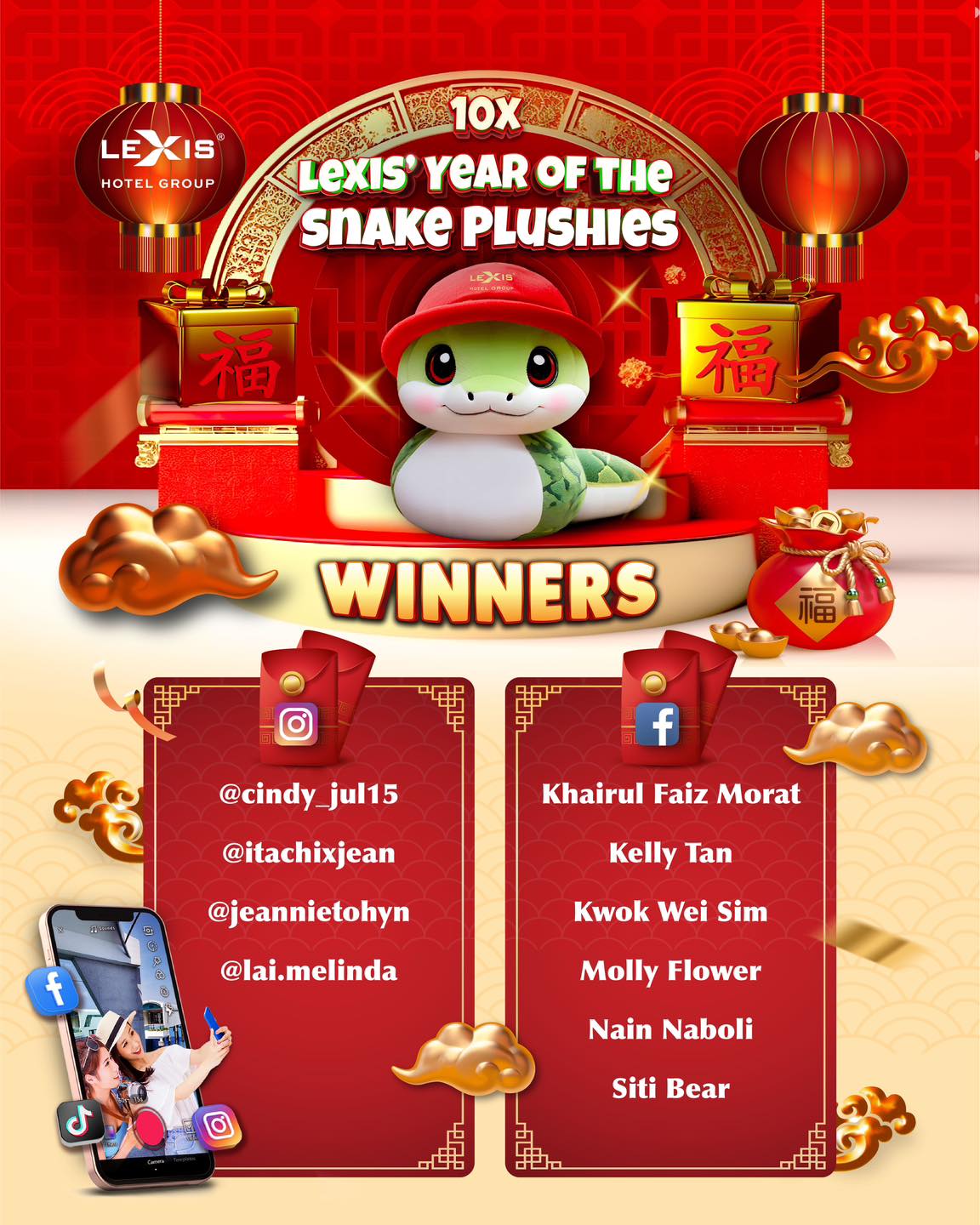 Lexis - Congratulations to our Year of the Snake Plushie winners! Thank ...