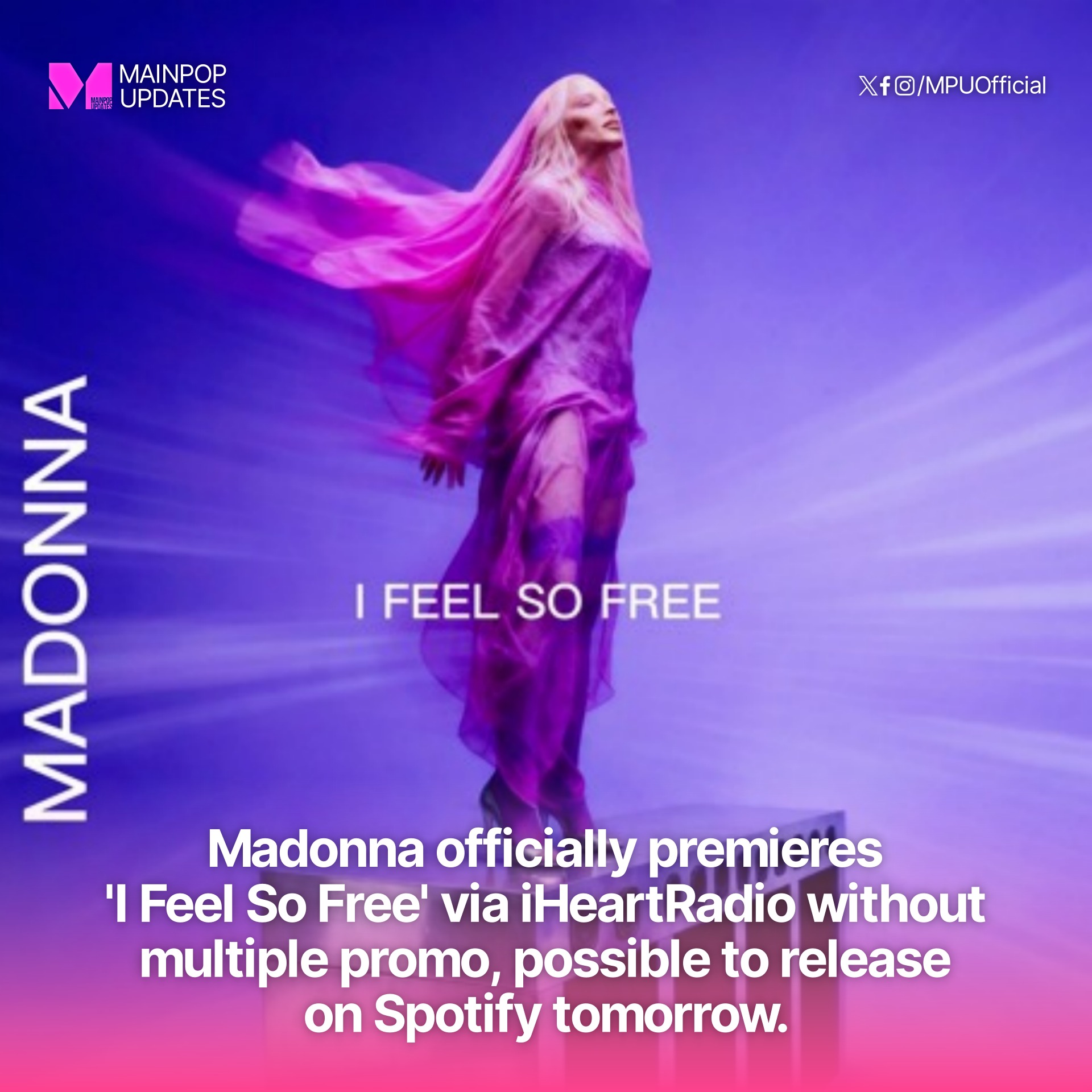 Madonna officially premieres 