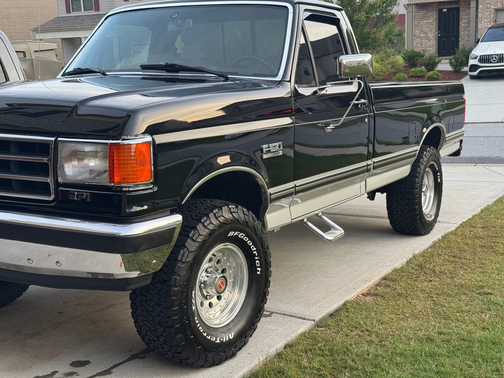 Par De Espejos Retrovisores Laterales Para Ford F-150 F-250 F-350 V8 (1980-1996) – Ajuste Directo Con Acabado Cromo