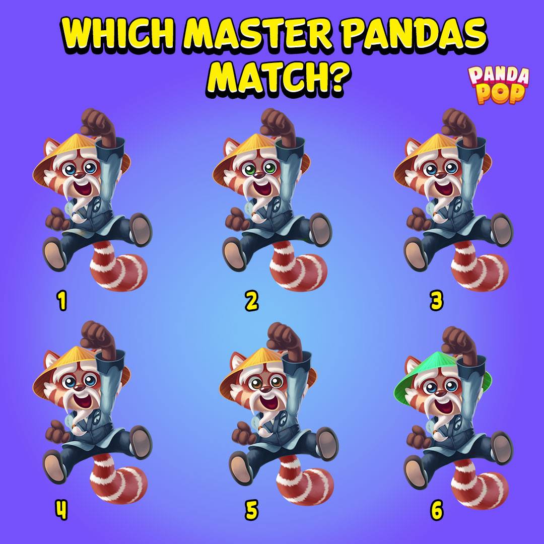 Panda Pop - Can you spot the matching Master Pandas? 🐼👀 | Facebook