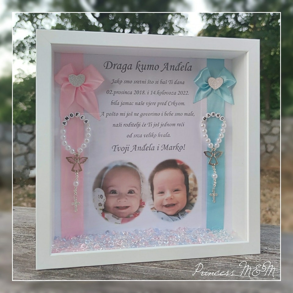 TINA - 💙💗 Okvir za krštenje 💗💙 💗 Za sve upite i narudžbe javite se ...