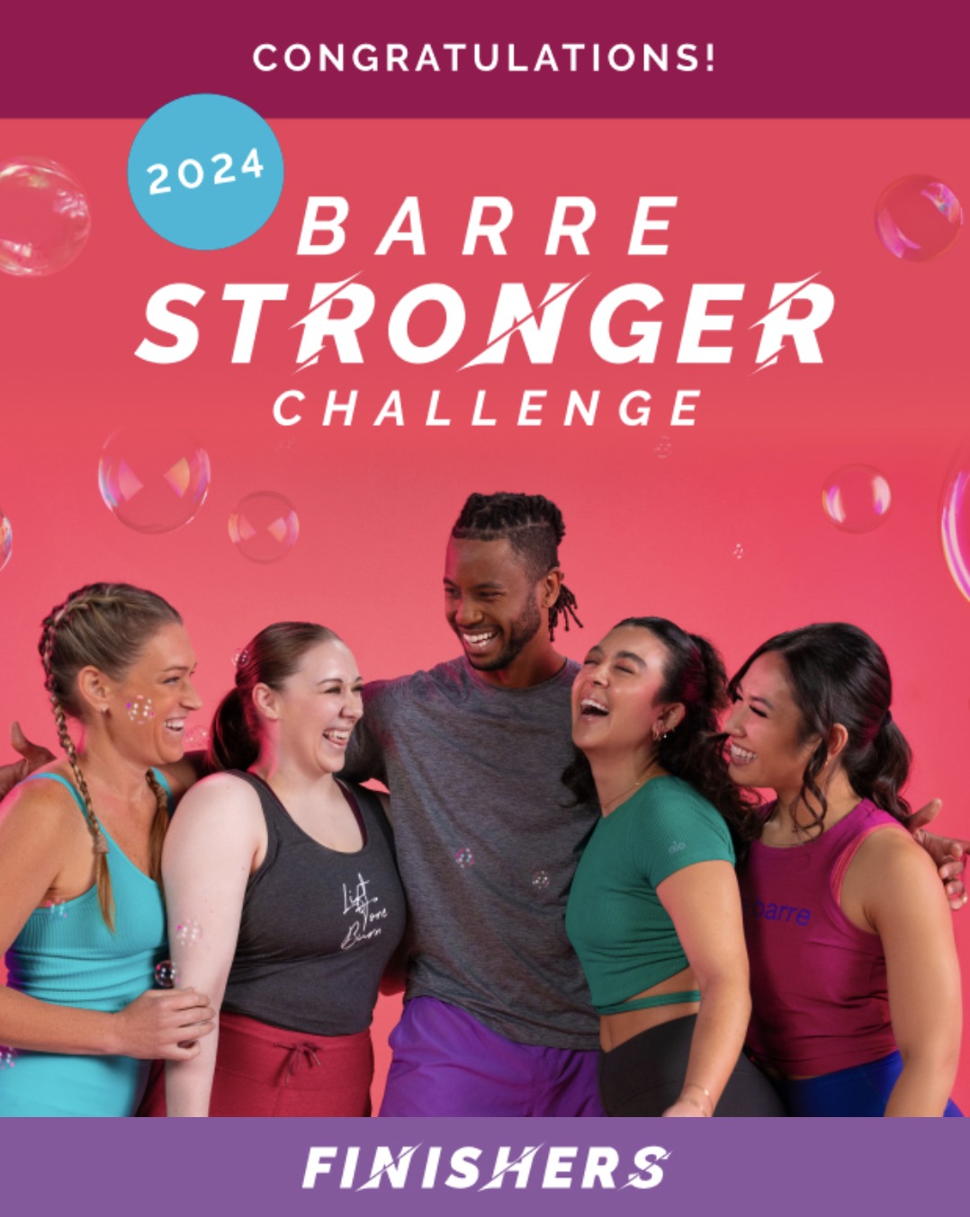 Pure - CONGRATULATIONS to all of our 2024 BARRE STRONGER FINISHERS! We ...