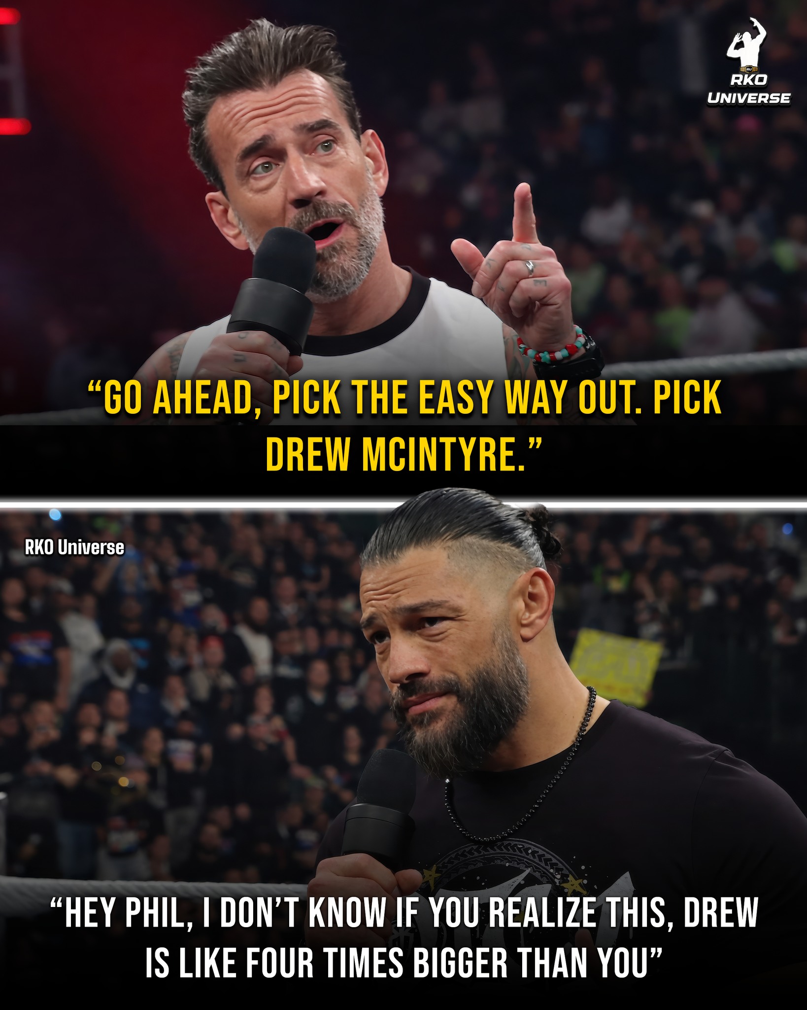 RKO - Both CM Punk and Roman Reigns cooked each other on WWE Raw, but I ...
