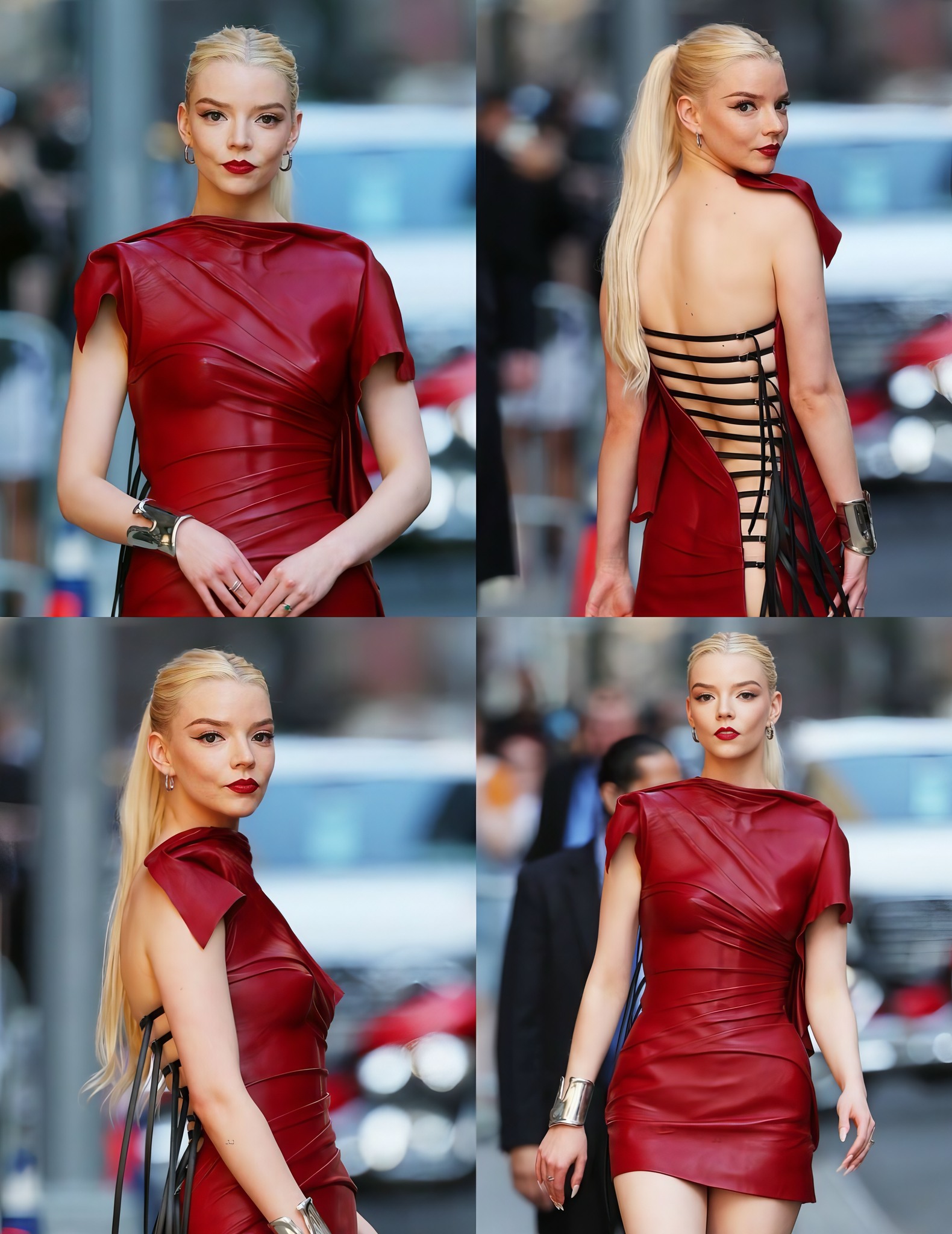 anya taylor joy backless dress Taylor-Joy brings new meaning to the term --> https://trib.al/pxb0BpX Actress Size:30D coopkidsgirlscollection Black Backless Bowknot Satin