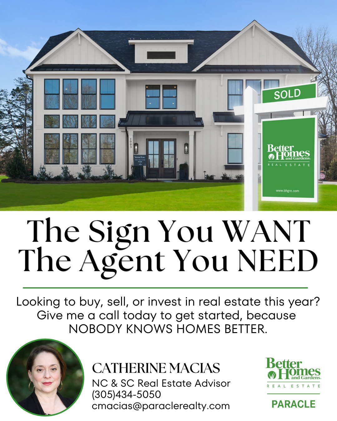 Catherine Macias, Better Homes & Gardens Real Estate Paracle | Charlotte NC