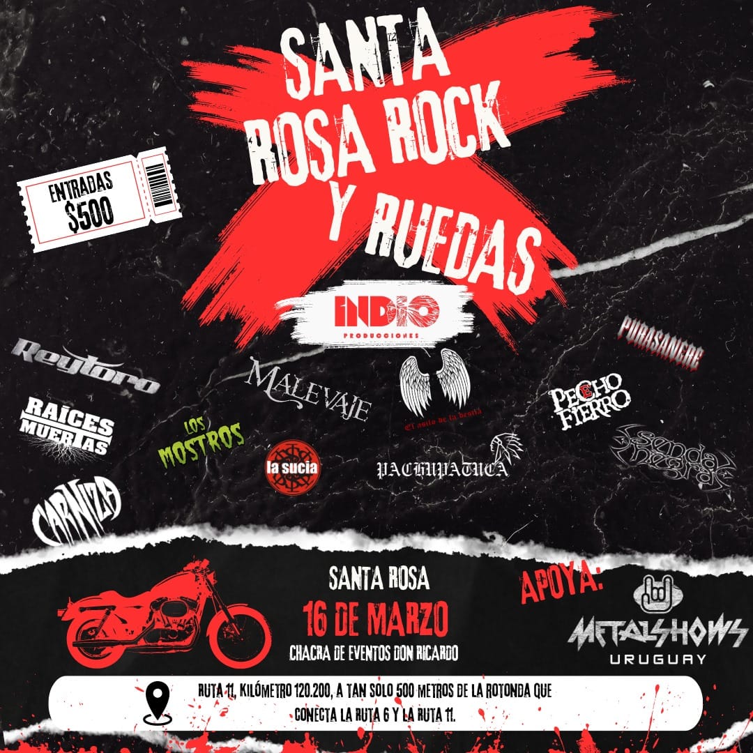 Llega a Santa Rosa: SANTA ROSA ROCK Y... - Metalshows Uruguay | Facebook