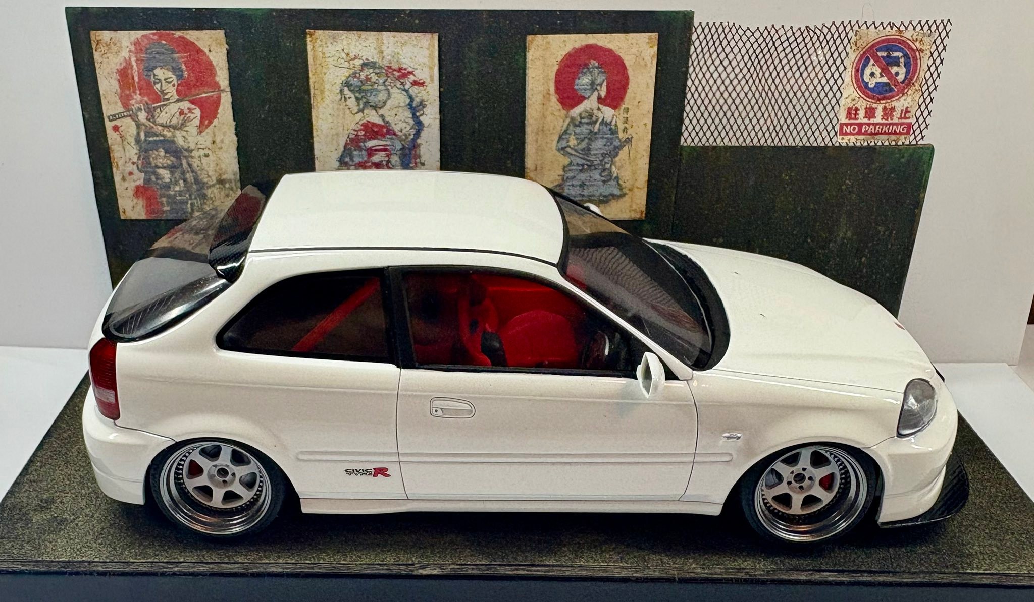 Final build of the year. Fujimi's 1/24 Honda Civic TypeR EK9