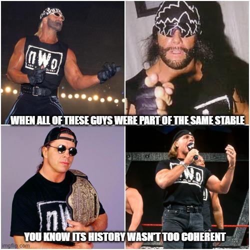 Who are the NWO members in the picture?
