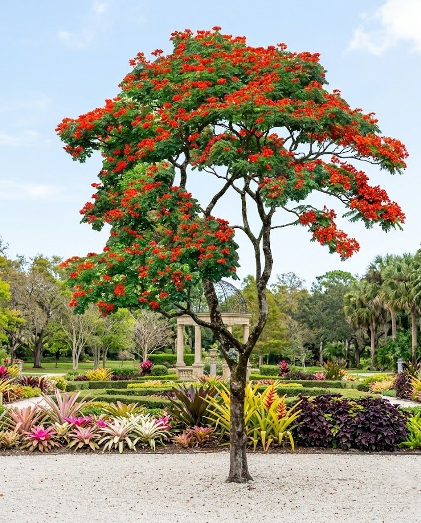 What is the name of the Royal Poinciana tree?