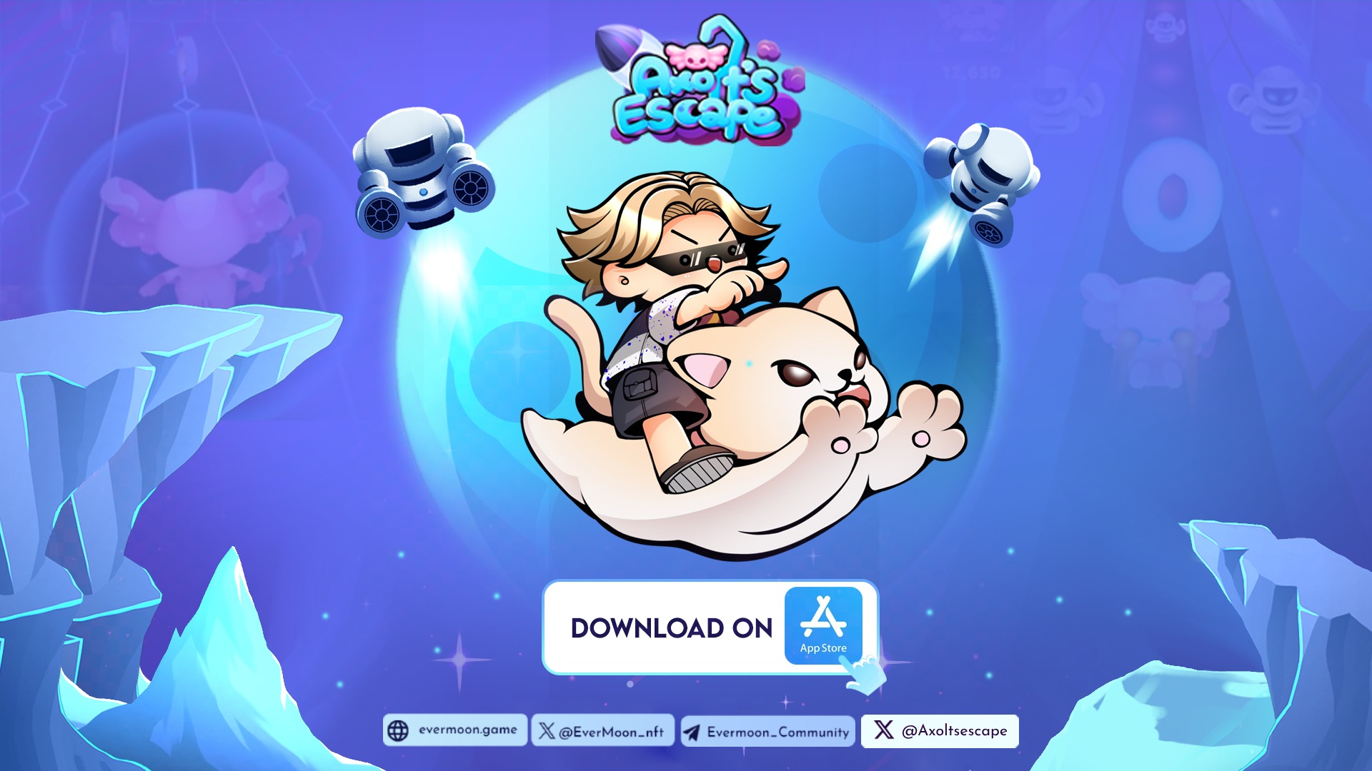Evermoon - Axolt's Escape is now on the App Store! Axolt...