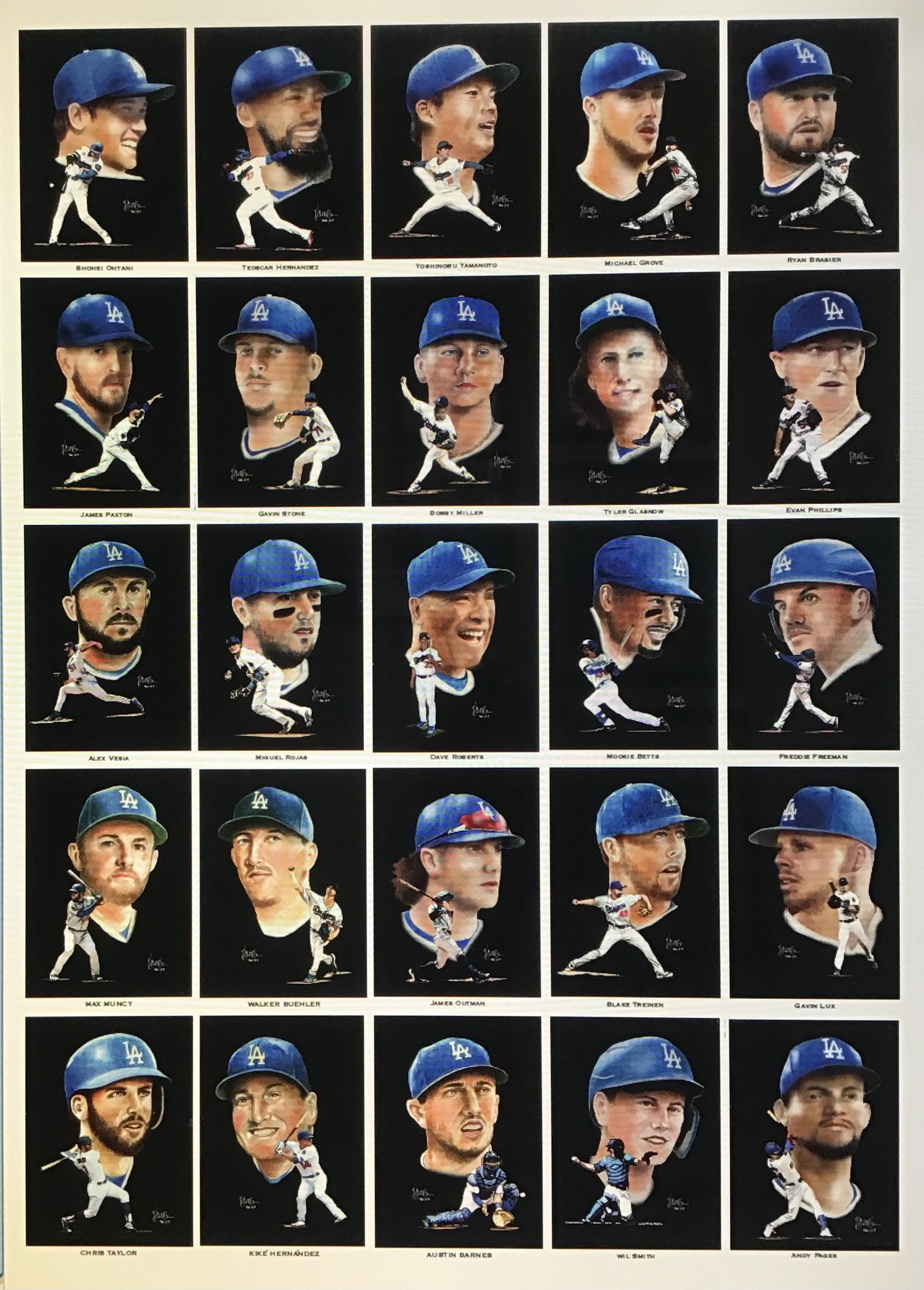 Pre-order an exclusive POP! 5-Pack of the Los Angeles Dodgers to