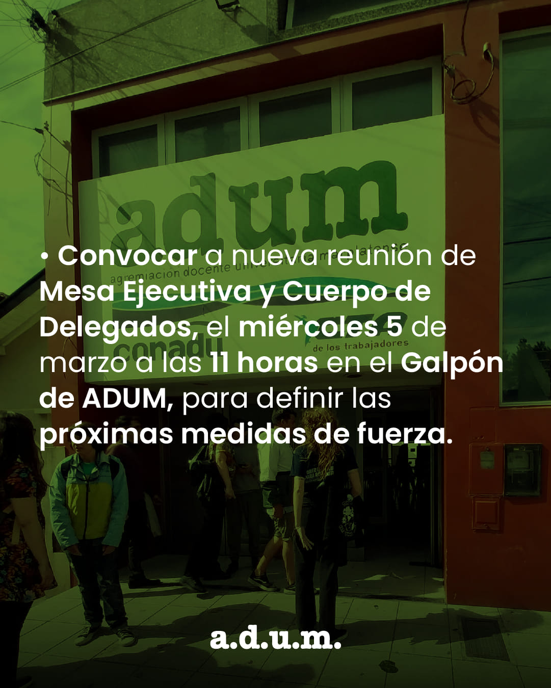 ADUM - Agremiación Docente Universitaria Marplatense