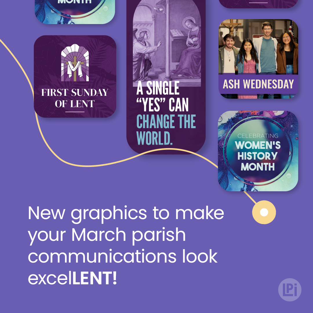 LPi - Our FREE Catholic graphics for March inside WeCreate are live now ...