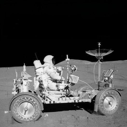 On July 31, 1971, Apollo 15 astronauts drove on the moon for the