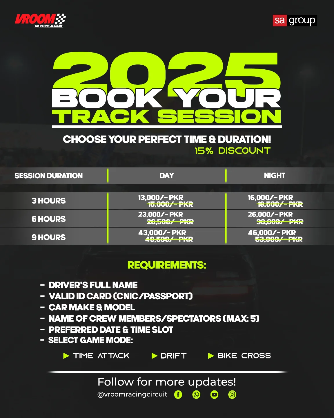 Vroom Racing Circuit | Lahore