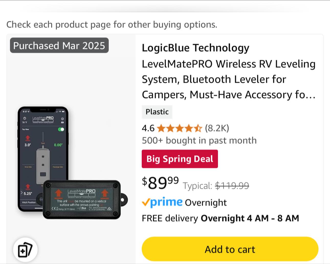 Check each product page for other buying options. Purchased Mar 2025 和江 ...
