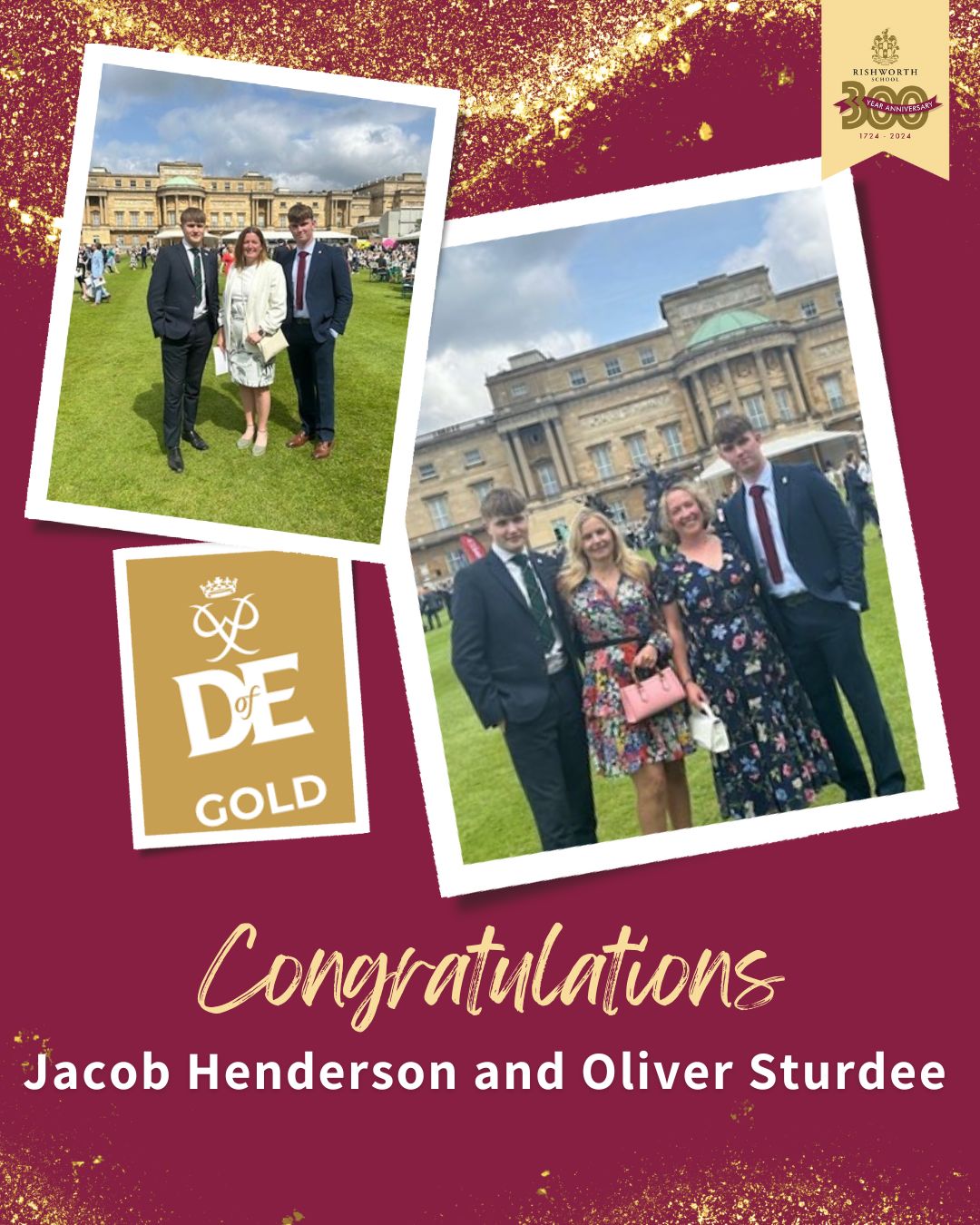 Rishworth - Congratulations to our alumni Jacob Henderson and Oliver ...