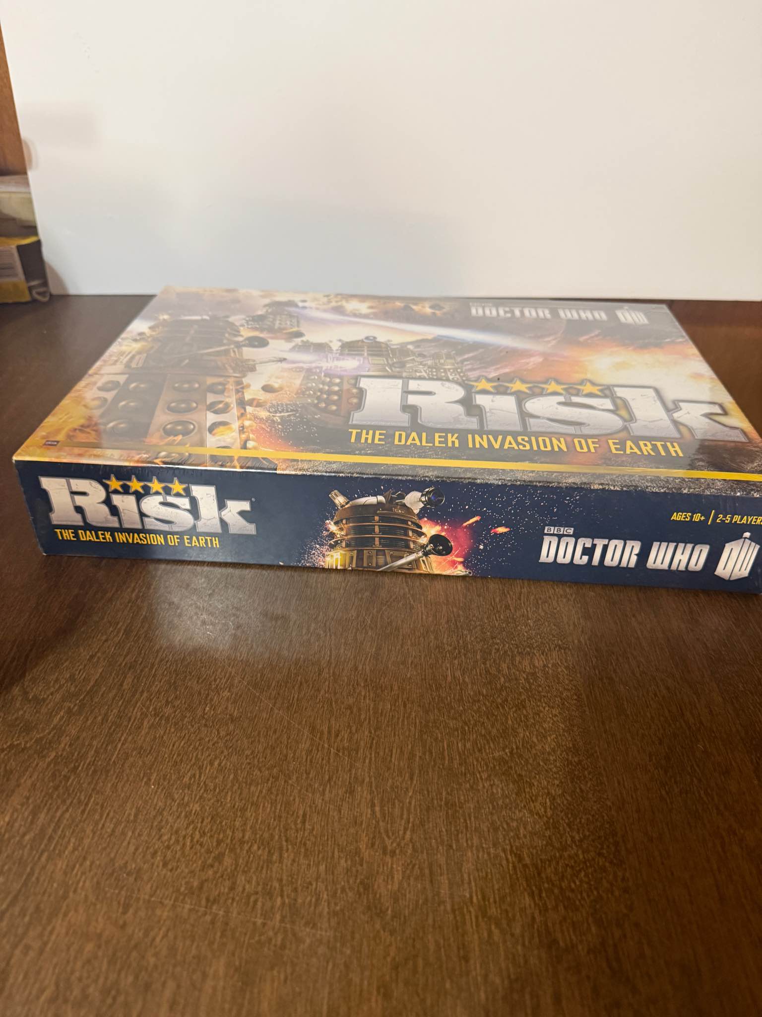 Risk The Dalek Invasion Of Earth Doctor Who Board Game NEW Torn Plastic ...