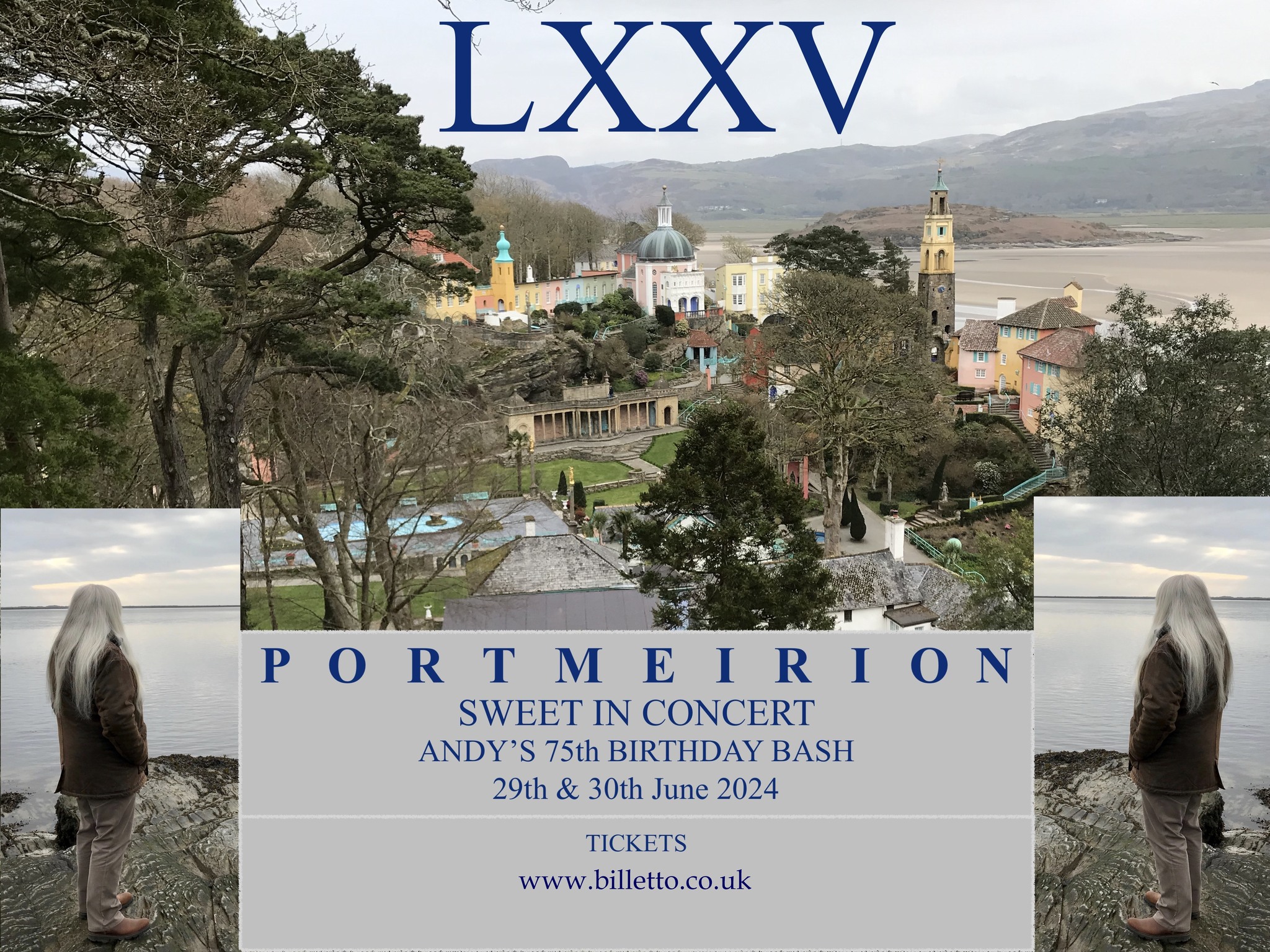The Sweet - Andy's 75th Birthday Bash at Portmeirion. Get ready for the ...