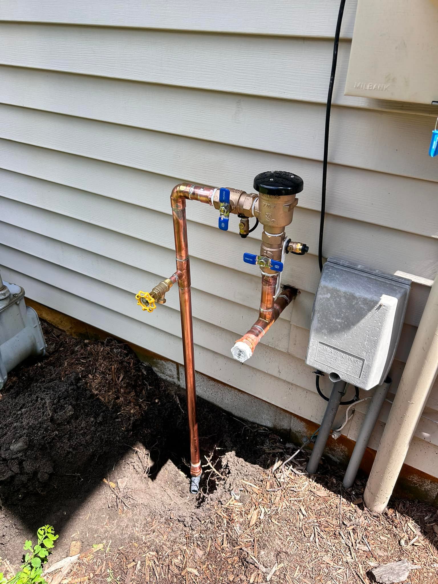 We do it all 💪🏼 •Irrigation stub... - Rock Solid Plumbing