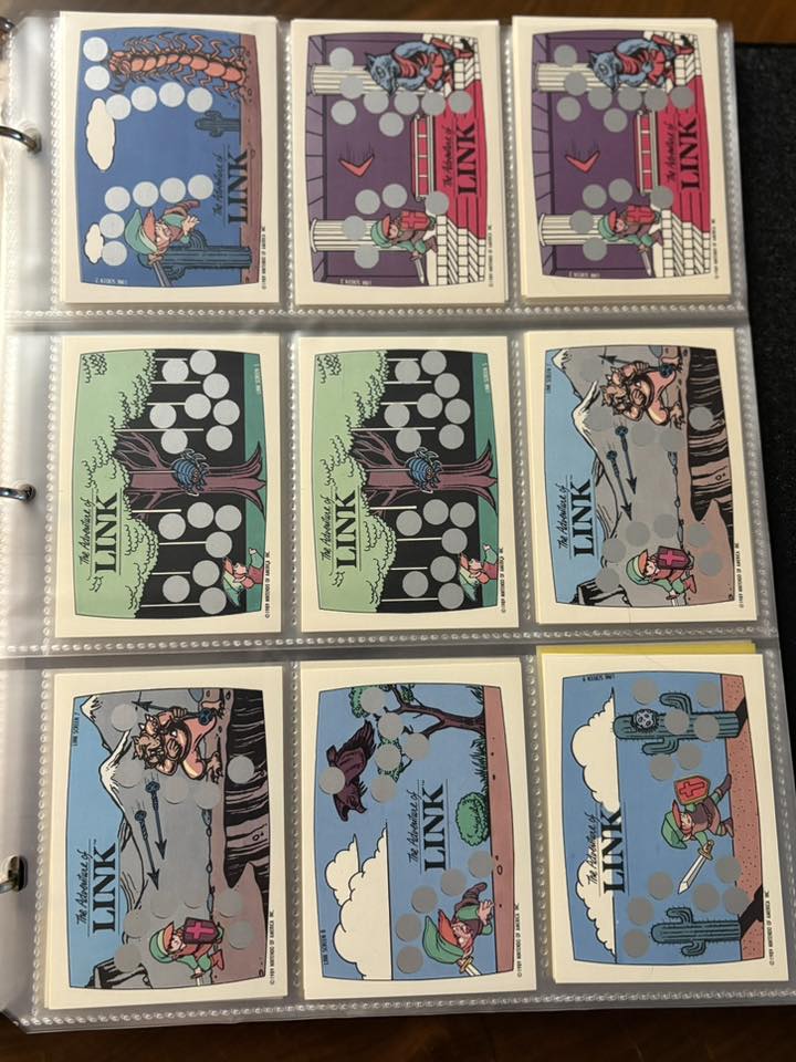 Remember these? 1989 TOPPS Nintendo Trading Cards you could