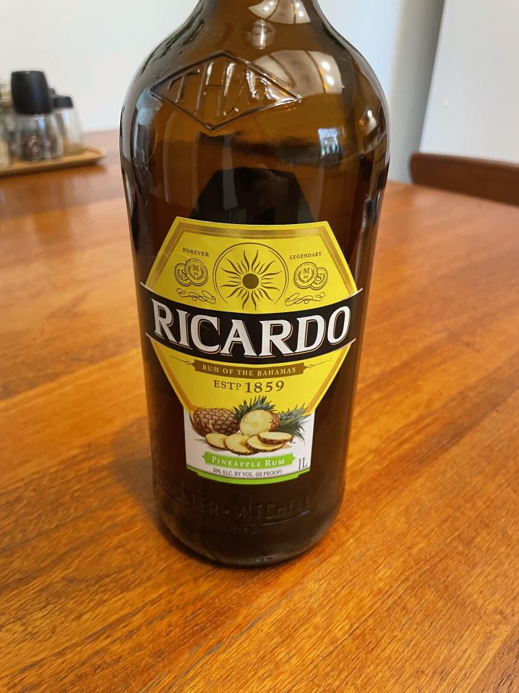 TRiNiDAD RICARDO The  ロイヤルリカルド Ricardo pineapple rum replacement or pickup in Colorado?