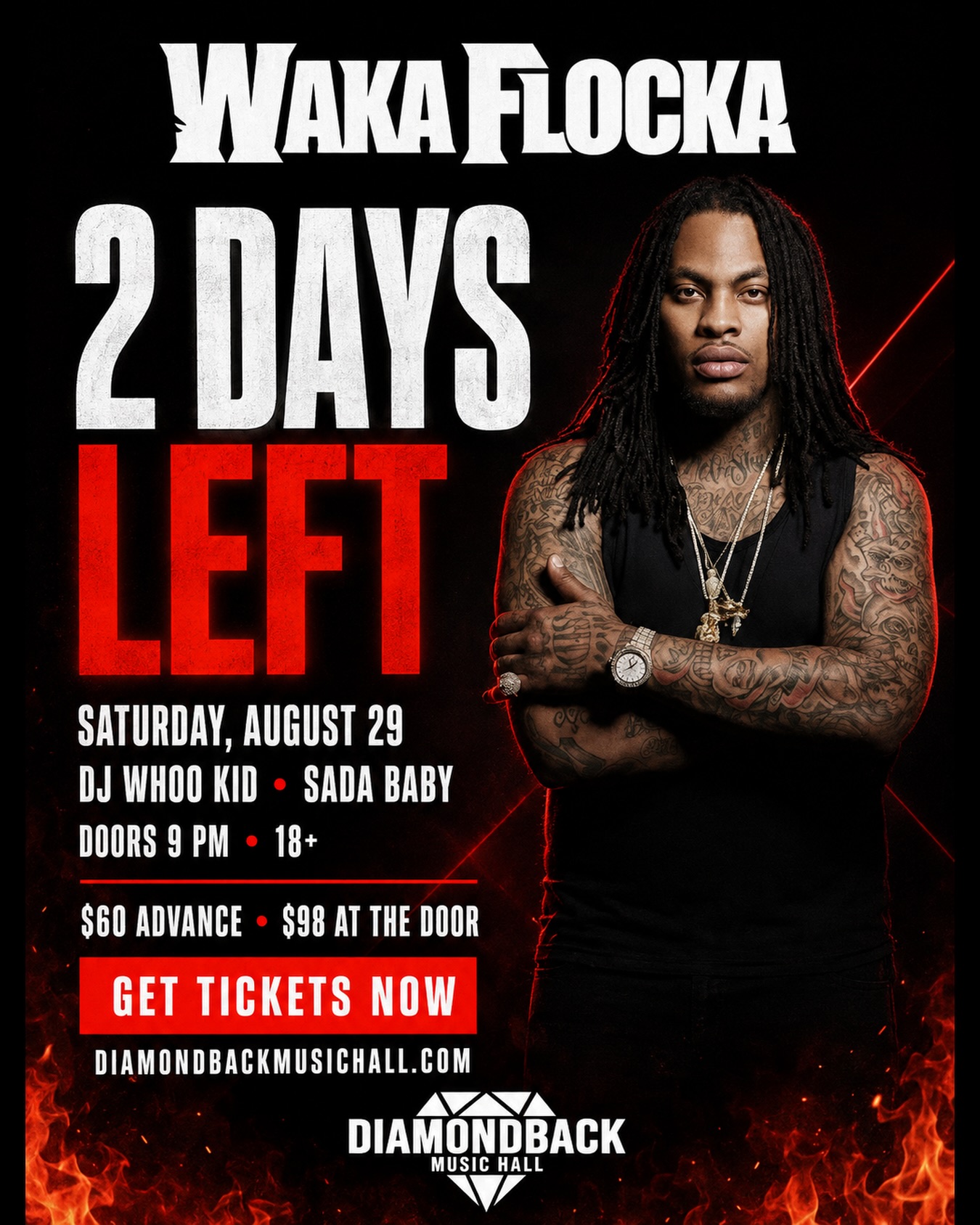 Diamondback - 🔥 ONLY 2 DAYS LEFT 🔥 Metro Detroit, Waka Flocka