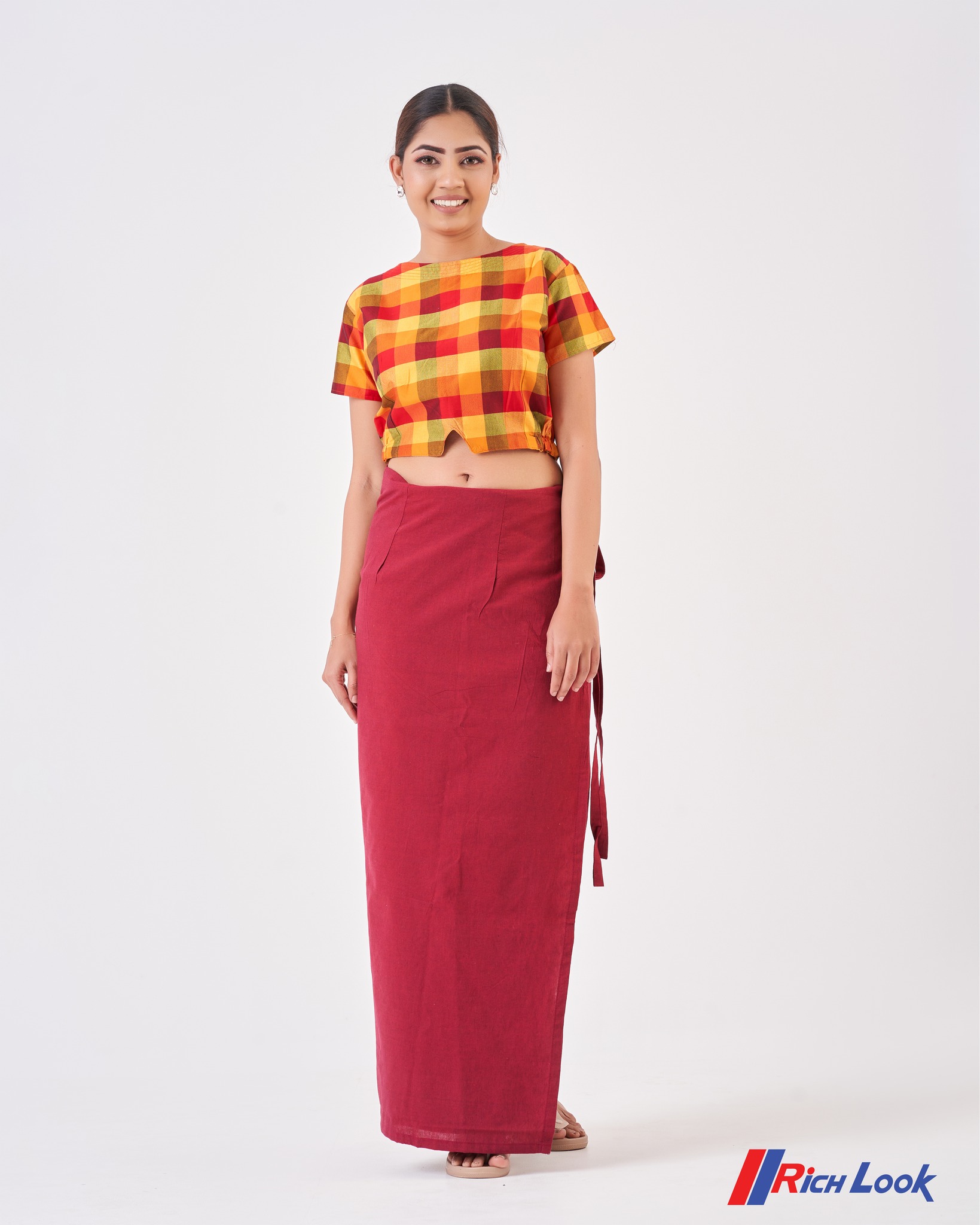 chinese dress ladies Lakpura Batik Lungi Full Kit (Design E505)  Lakpura