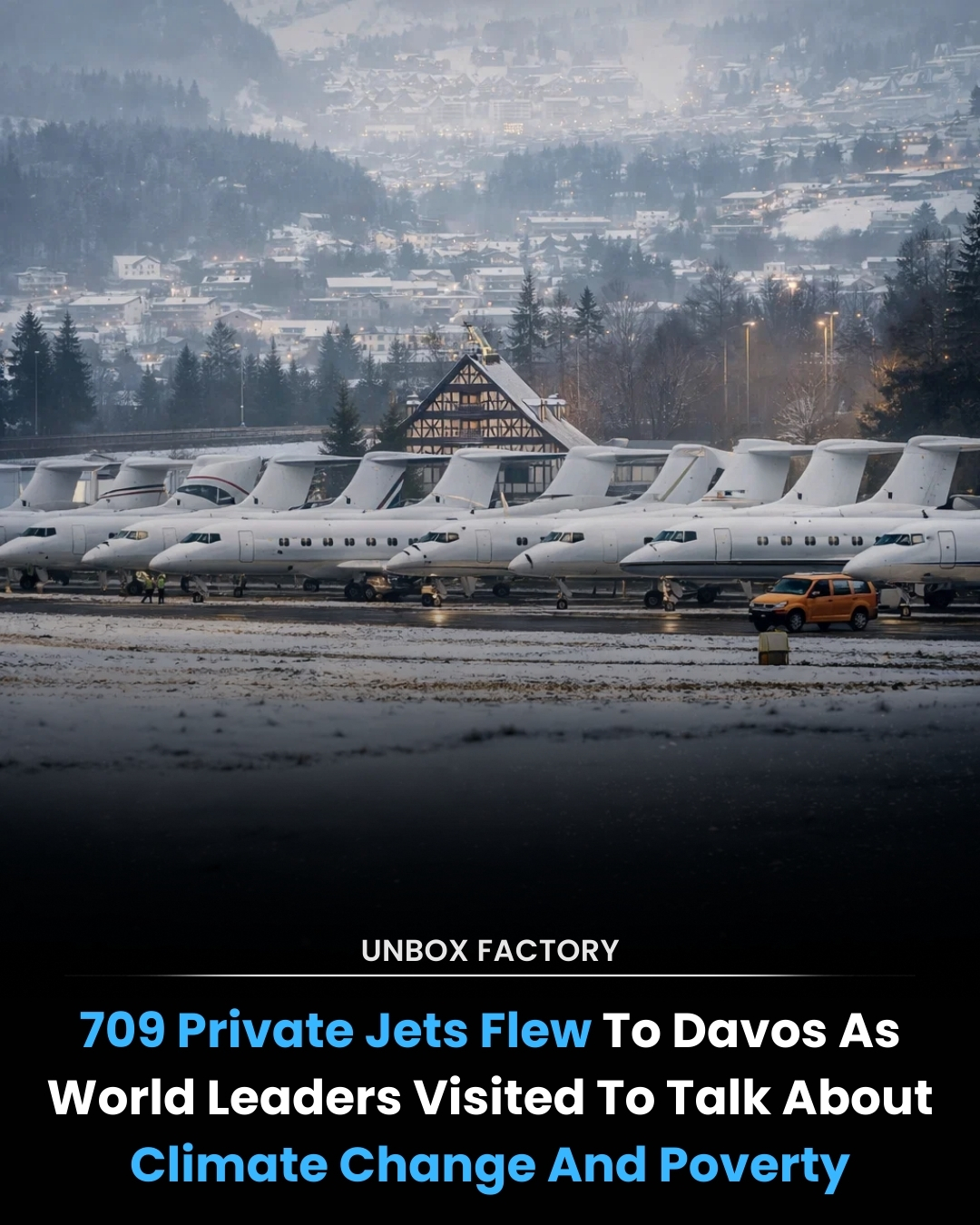 Unbox - During the World Economic Forum in Davos, a reported 709 ...