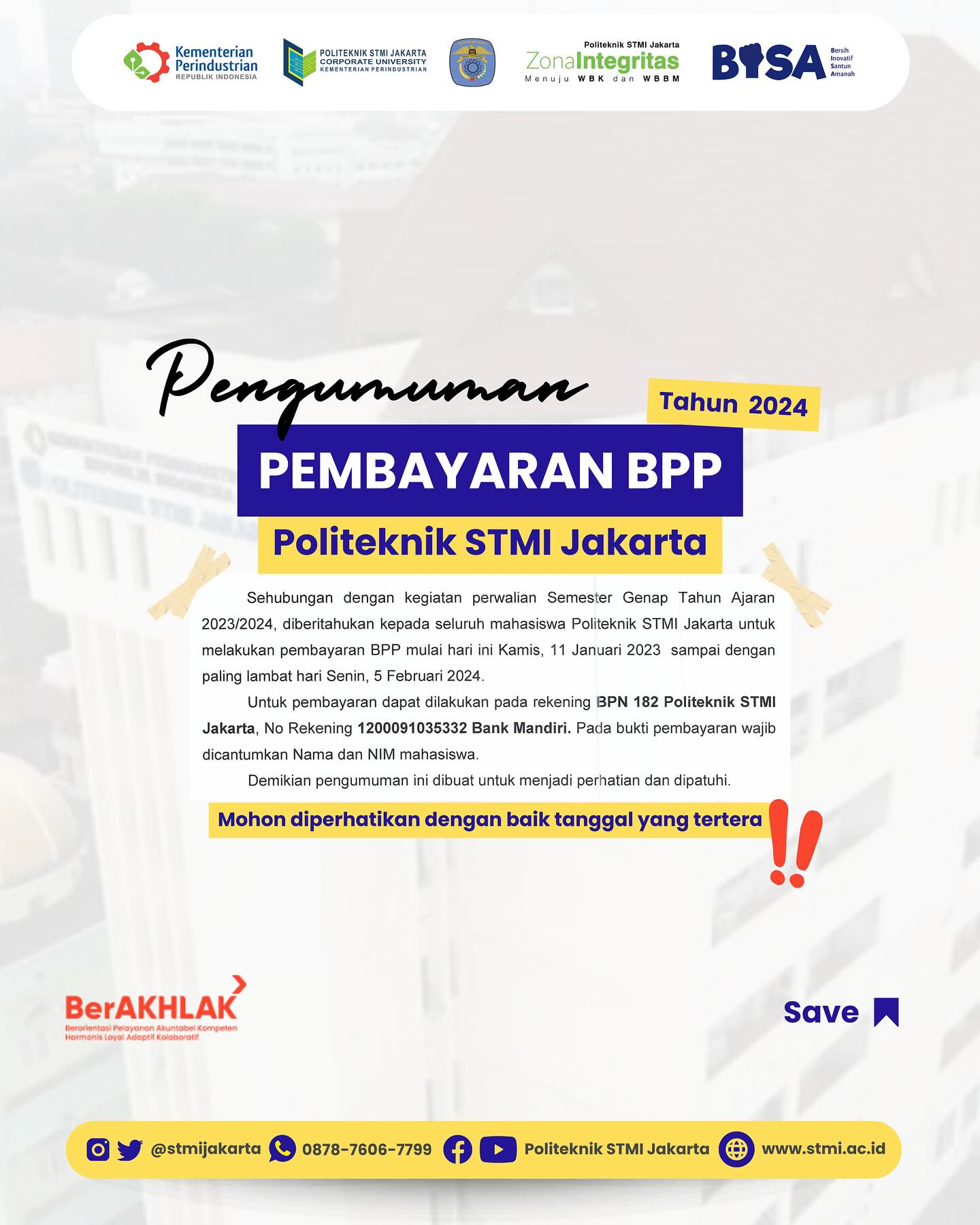 Halo Sobat STMI! Berikut... - Politeknik STMI Jakarta