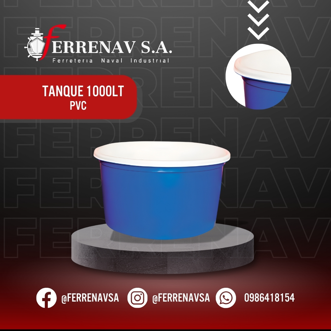 Ferrenav - Tanque PVC 1000 Lt Tanques de polietileno para almacenar ...