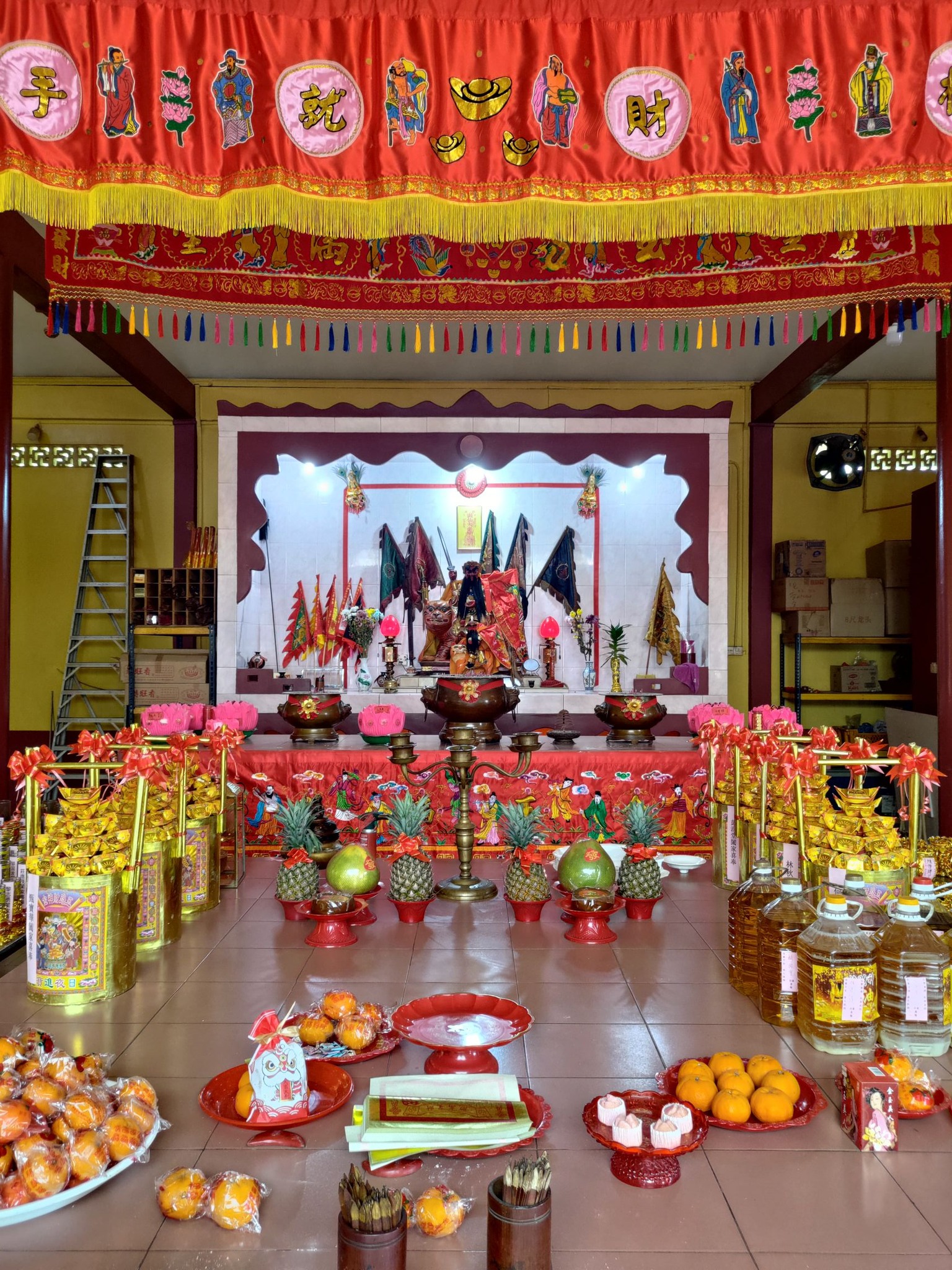 古玩・中国伝統宗教「最高神・天仙」地仙・多神信仰・神通力・不老不死・銘・共箱 拉央拉央洪仙大帝古庙］ “洪仙公”护佑镇压虎患坐落在柔佛州中部内陆