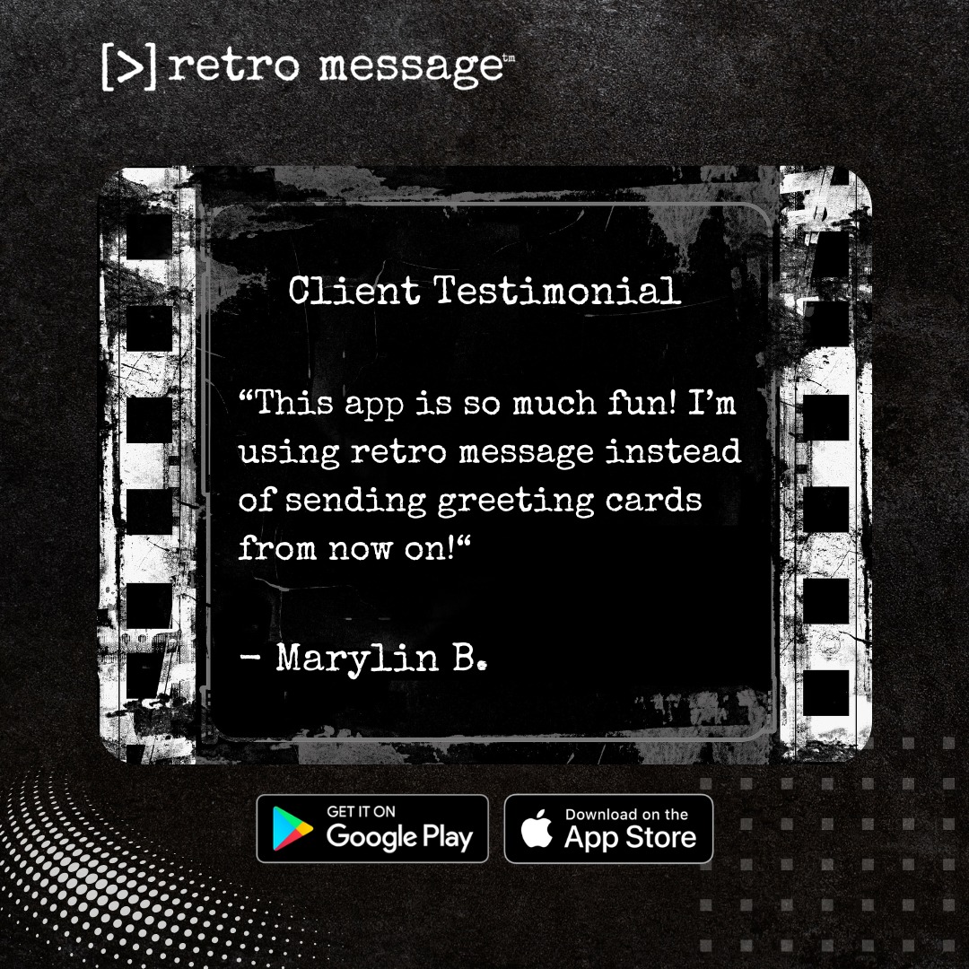 retro message