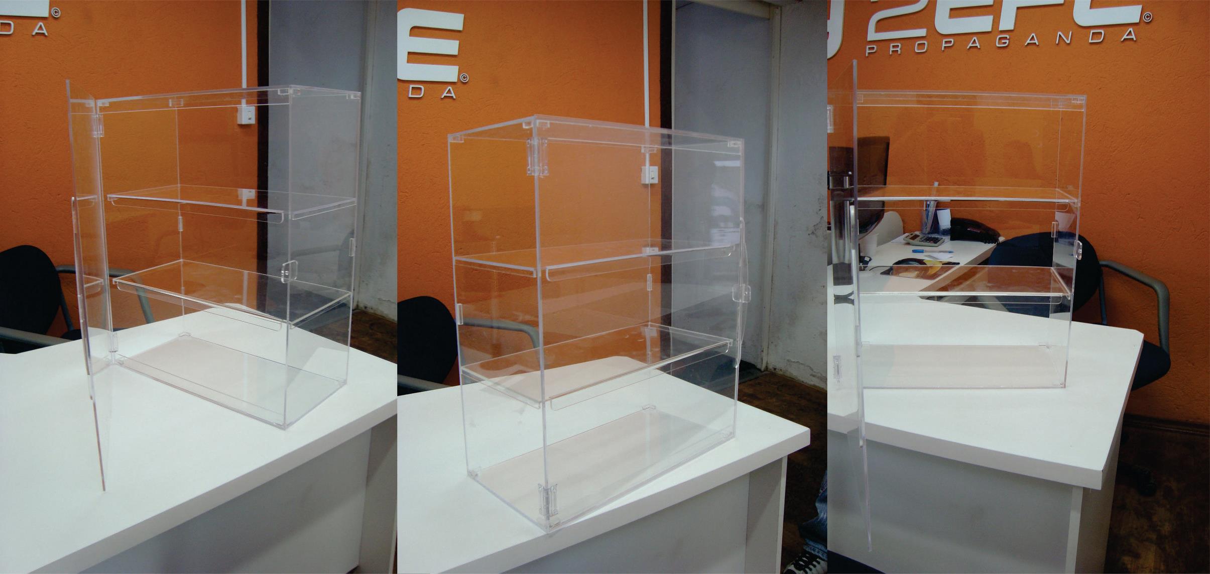2EFE - Boa tarde! Expositor em acrílico 3mm. Visite nossa empresa e ...