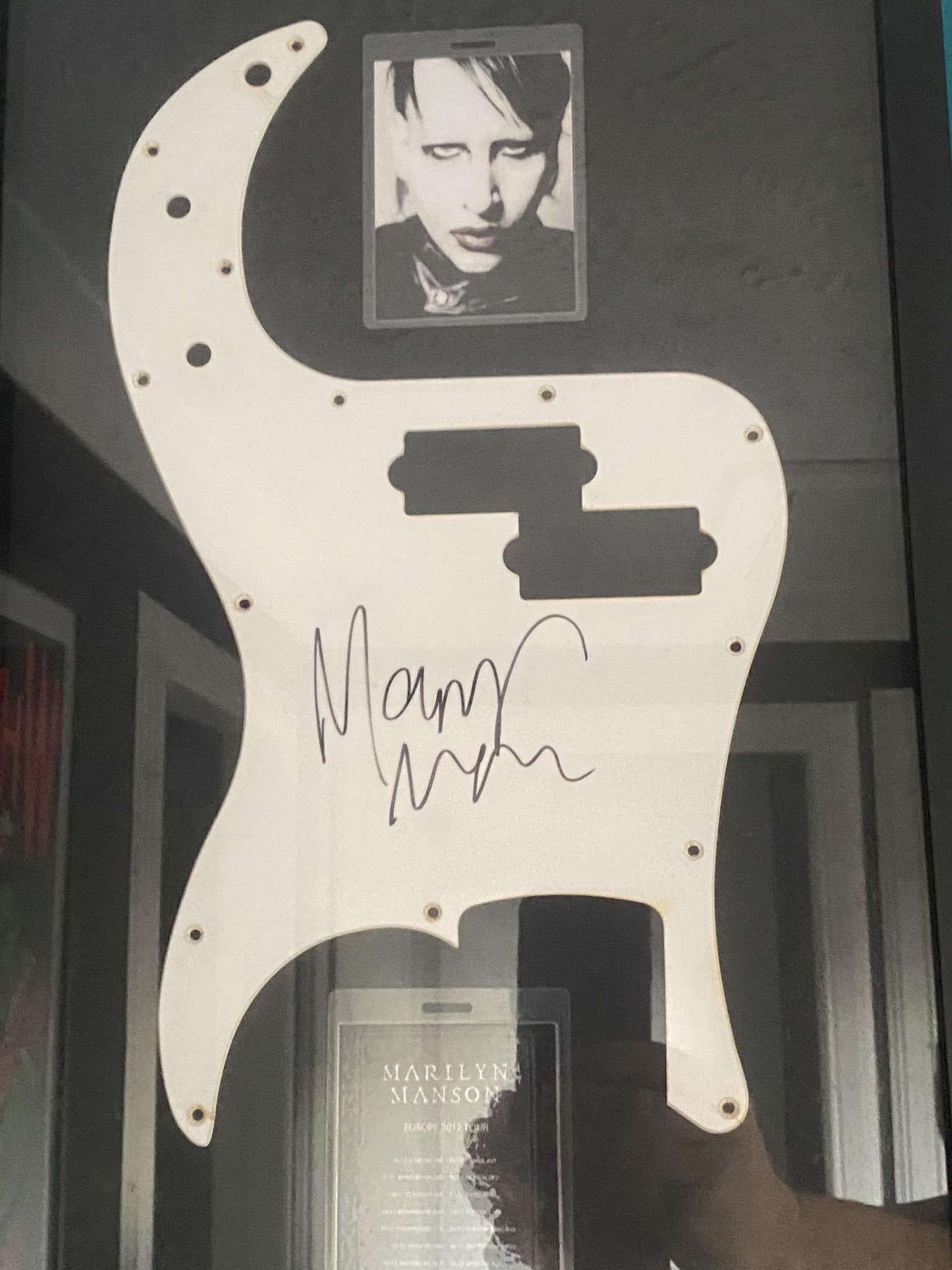 Rare Marilyn Manson print owned since 2004