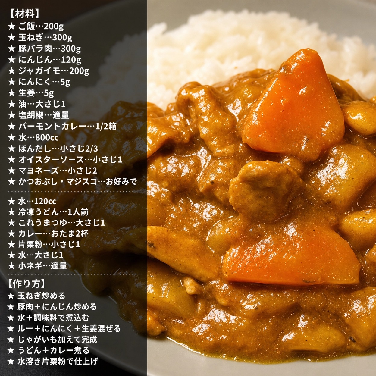 バーモント カレー レシピ
