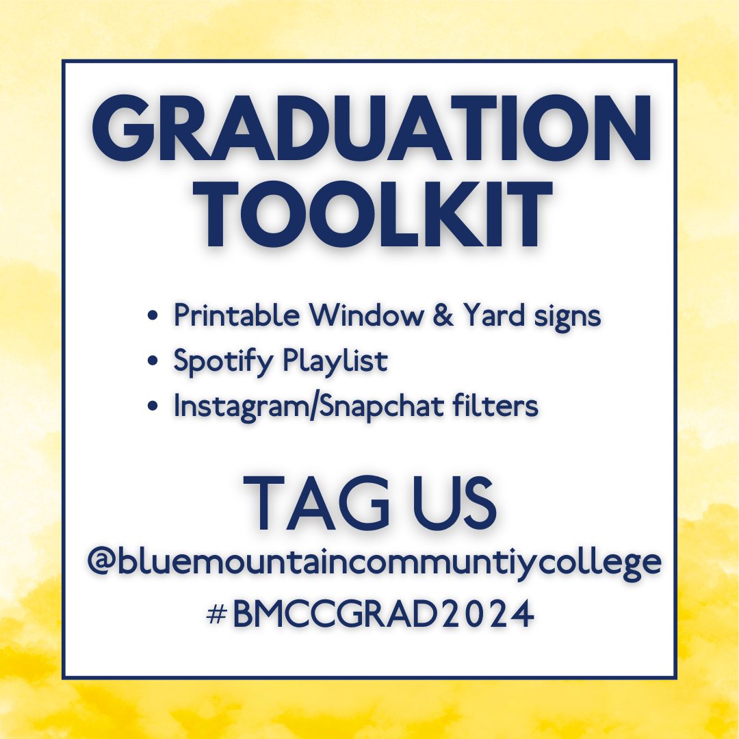 🎓 Graduates, celebrate... - Blue Mountain Community College