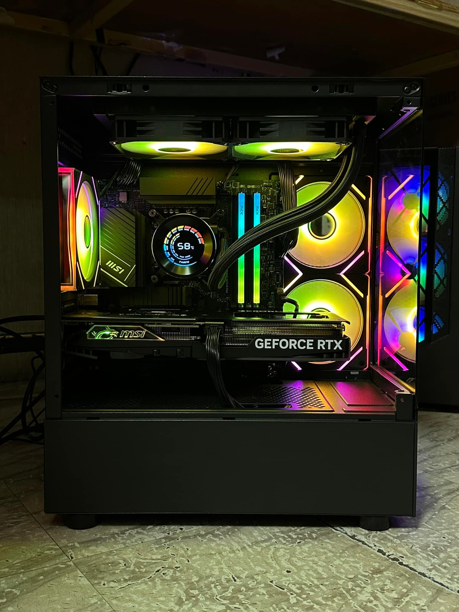 I7 13700KF + RTX 4070 SUPER 12GB = 1379$ MB: MSI PRO B760M-A WIFI 