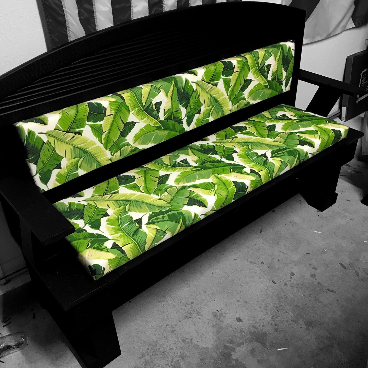 Jimmy Rigg's - From a queen headboard to a bench. Garage...