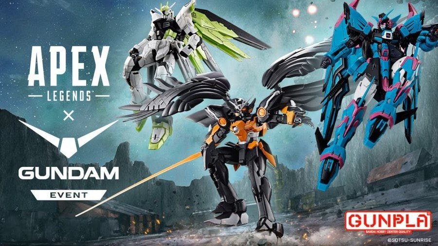 The RG 1/144 Wing Gundam Zero EW -APEX LEGENDS™ Valkyrie Ver.- is