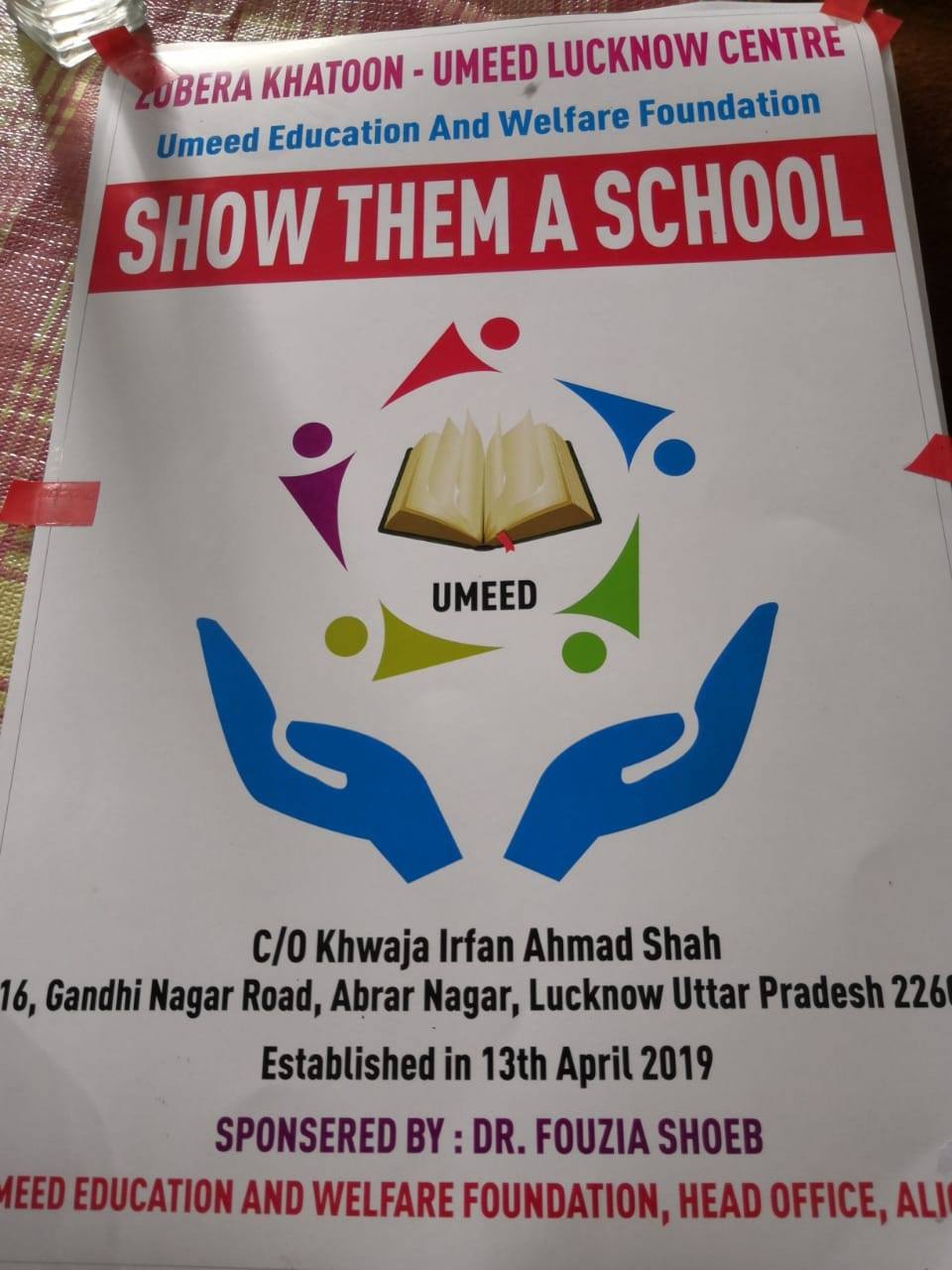 A new Centre of Umeed (... - Umeed - A step towards Literacy