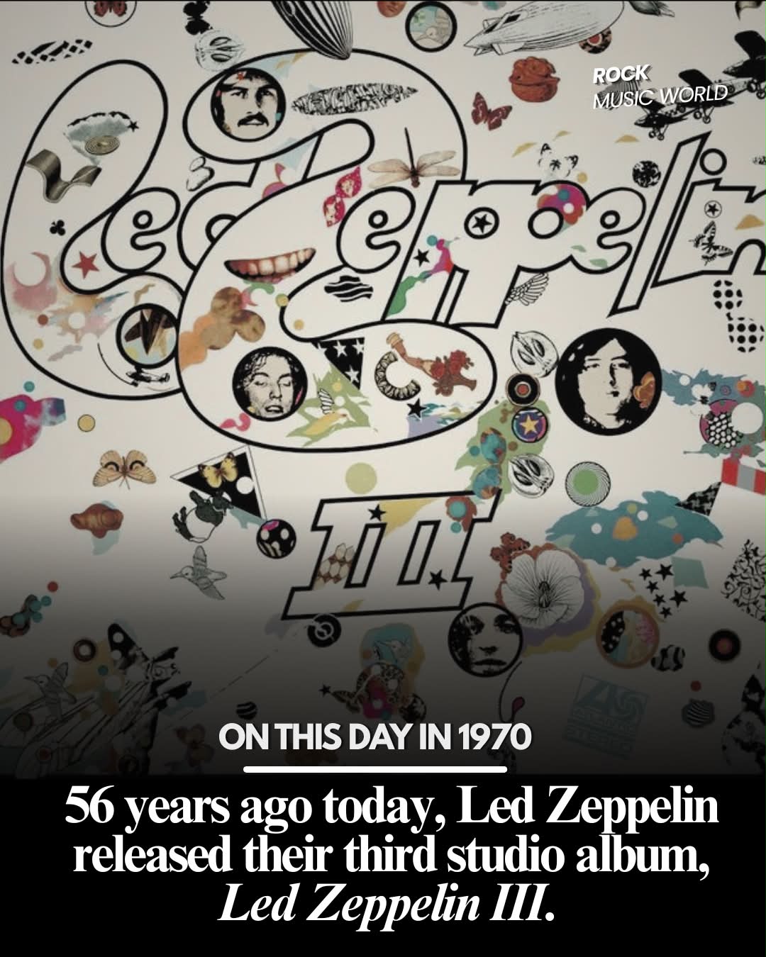Led Zeppelin III release date 5 Oct 1970
