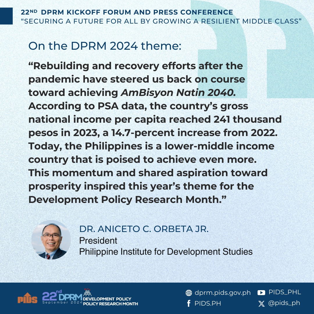 Philippine - #DPRM2024 | The Philippines is currently a lower-middle ...